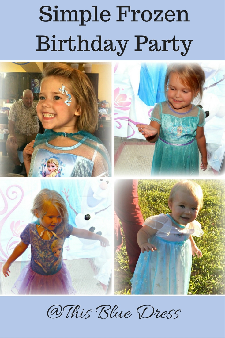 Super Simple Frozen Birthday Party collage