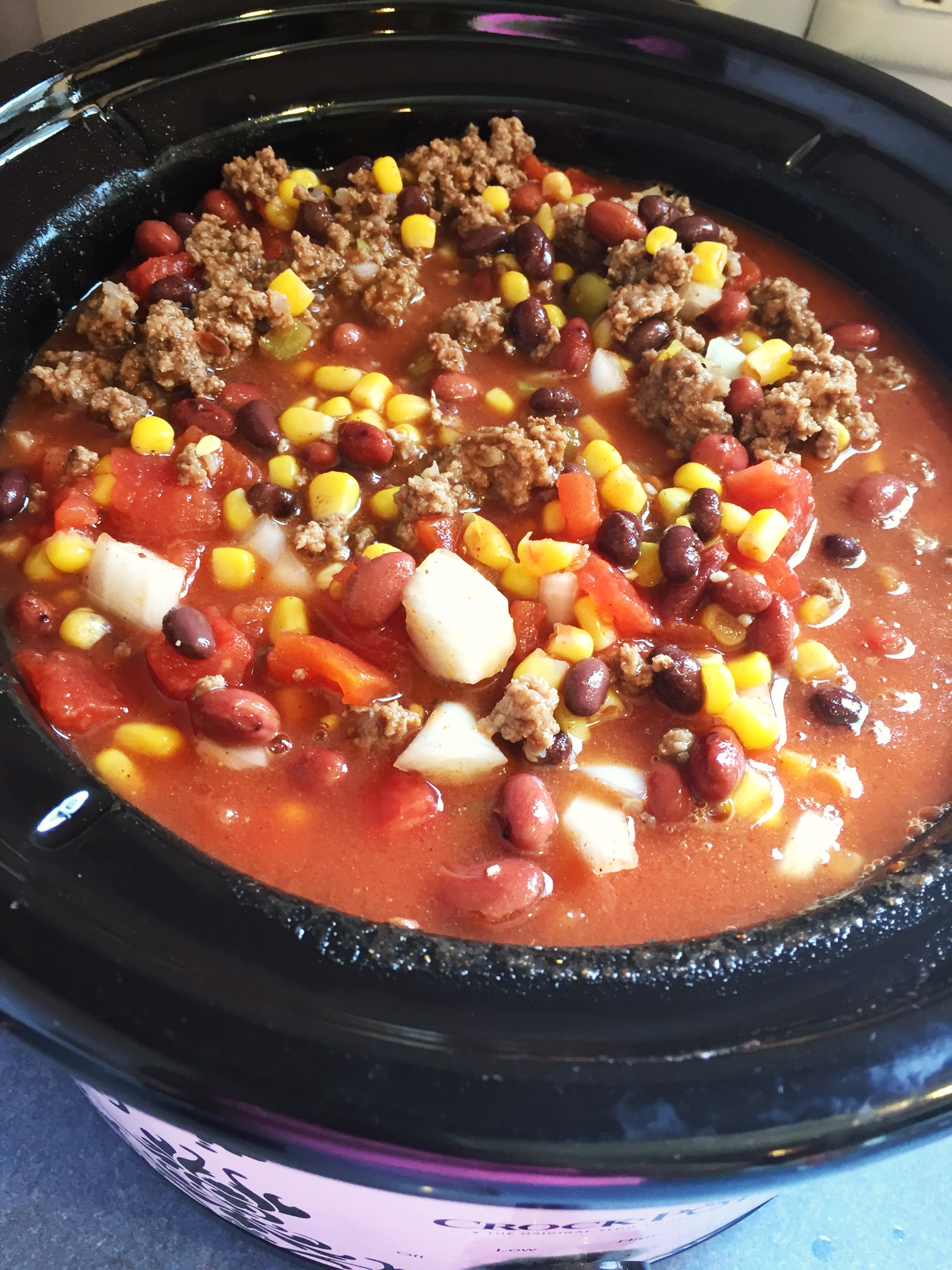 Easy and Delicious Slow Cooker Taco Soup