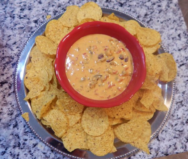Easy and Extremely Addicting Crockpot Queso Dip This Blue Dress