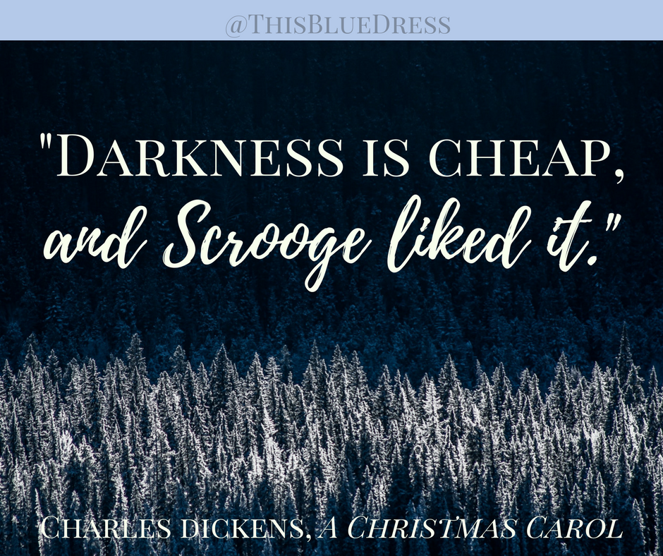 Darkness is Cheap and Scrooge liked it