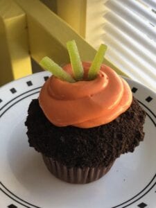 Carrot top cupcakes are another easy option to make with kids! 