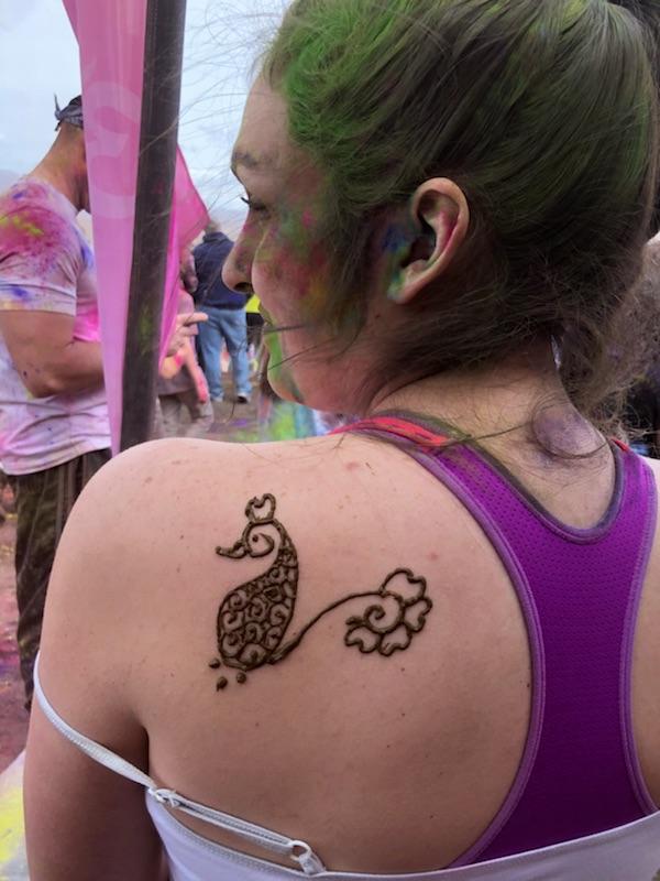 Henna at the Color Festival 