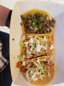 trio of tacos