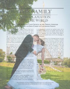 Tara's beautiful personalized The Family: A Proclamation to the World from Custom Family Proclamations #familyproclamation #lds #customfamilyproclamations