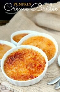 Pumpkin Creme Brulee from My Organized Chaos