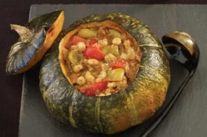Spicy Fall Stew in Pumpkin from Vegetarian Times