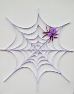 spider quilling project