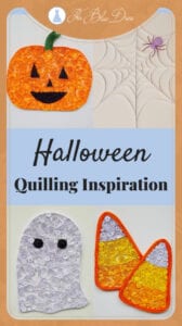The cutest Halloween quilling project 