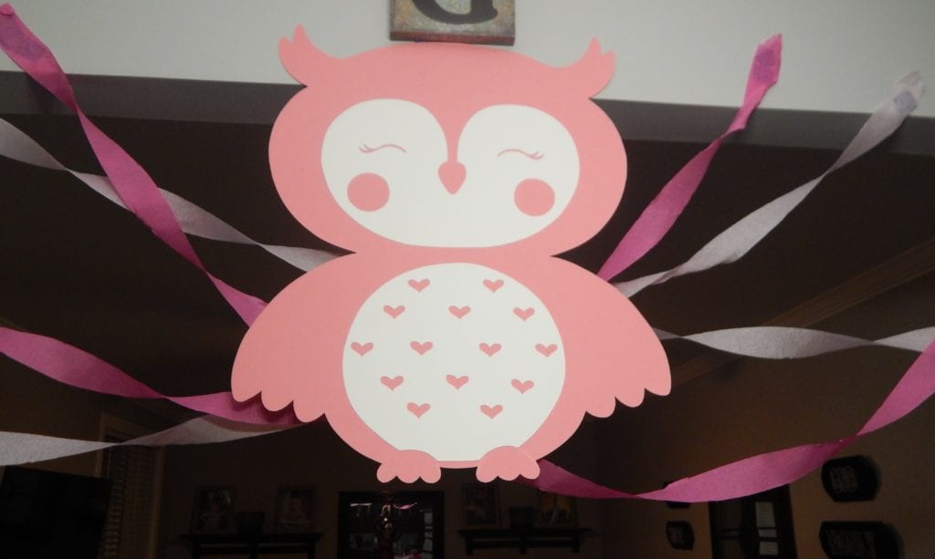 large pink owl
