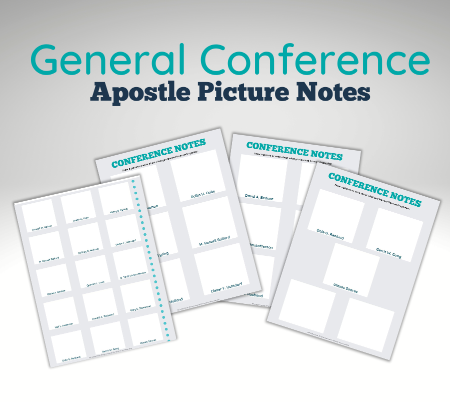 General Conference Apostle Picture Notes Examples