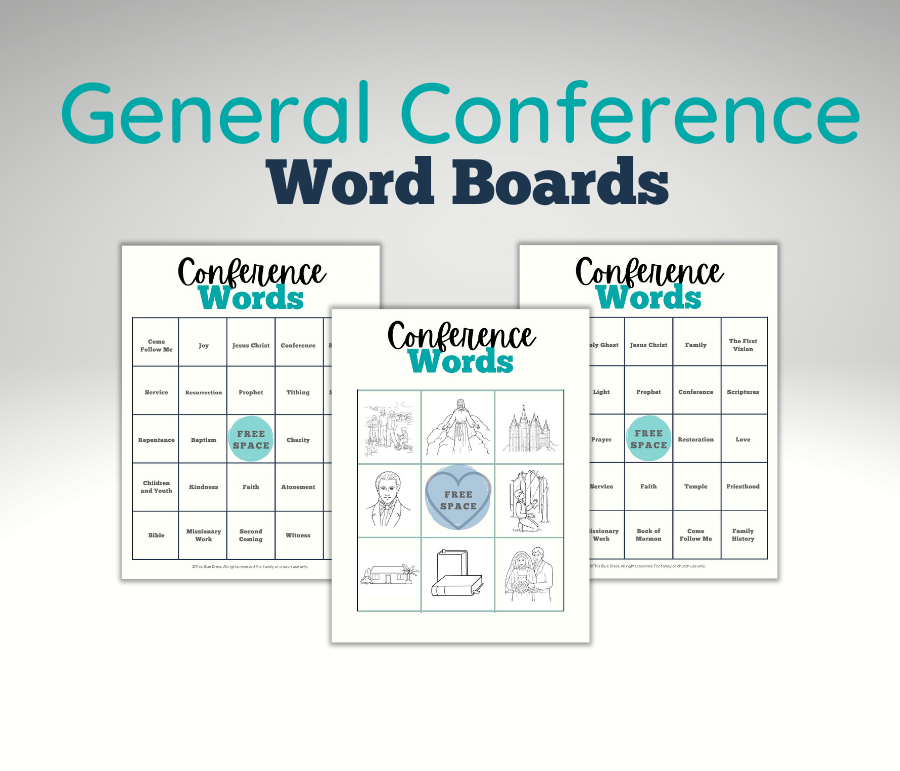 General Conference Word Board examples