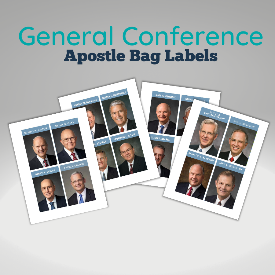 Example of Aposlte Picture Card and Bag Labels