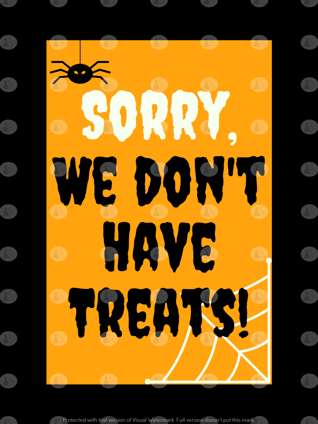 FREE Halloween 2021 Printable Door Signs | This Blue Dress