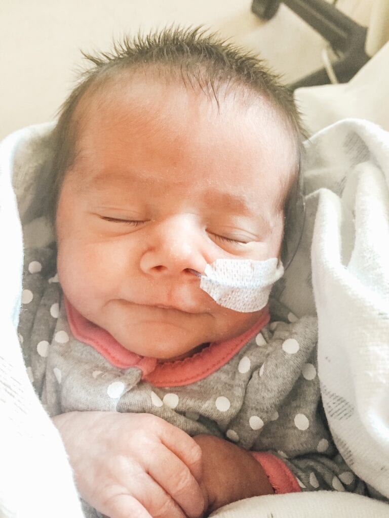 Baby Lydia in the NICU 2018