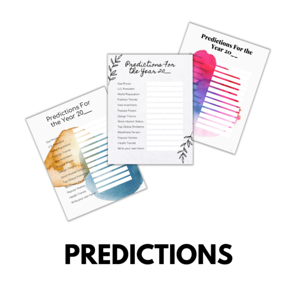 Predictions Printables