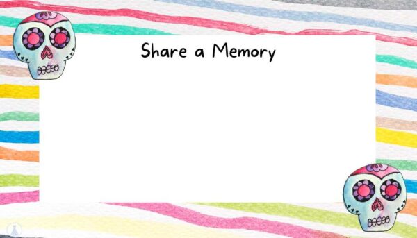 Share a Memory Card Sugar Skulls
